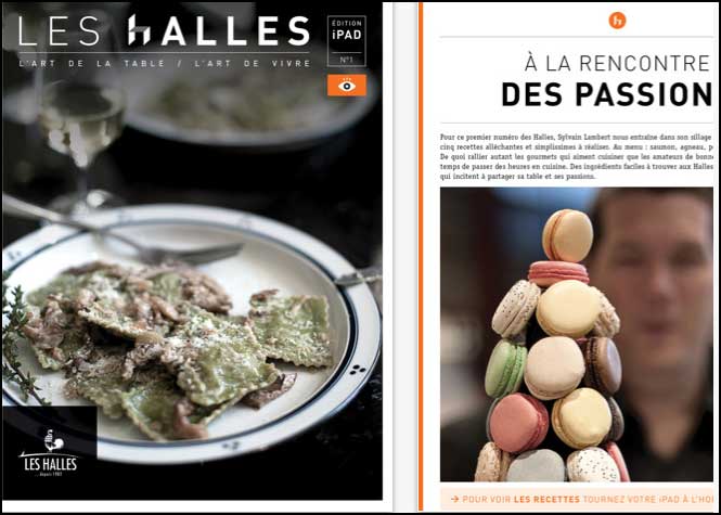 Les Halles offrent le premier magazine québécois en format App interactive