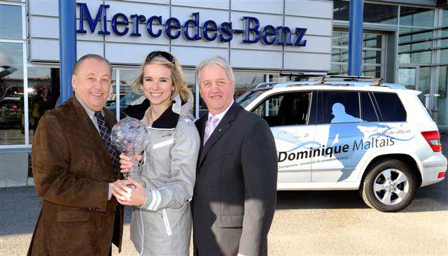 Mercedes-Benz de Québec fait équipe avec Dominique Maltais