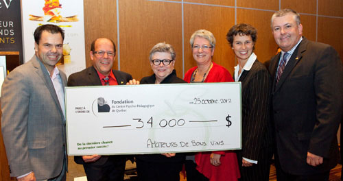 La Fondation du Centre psycho-pédagogique de Québec recueille 34 000 $