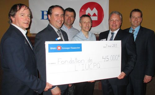 BMO Groupe financier remet 45 000 $ à la Fondation de l’Institut universitaire de cardiologie et de pneumologie de Québec