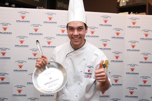 Un étudiant de l’École hôtelière de la Capitale honoré à la 11e finale canadienne du concours Almost Famous Chef de San Pellegrino