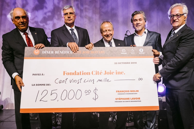Le 54e dîner-bénéfice Cité Joie Rotary recueille 125 000 $