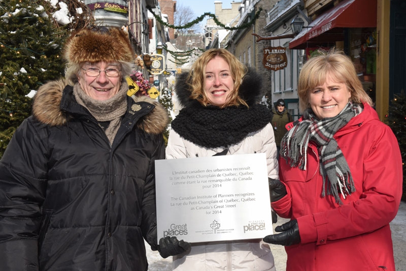 La rue du Petit-Champlain est remarquée et « remarquable » au Canada