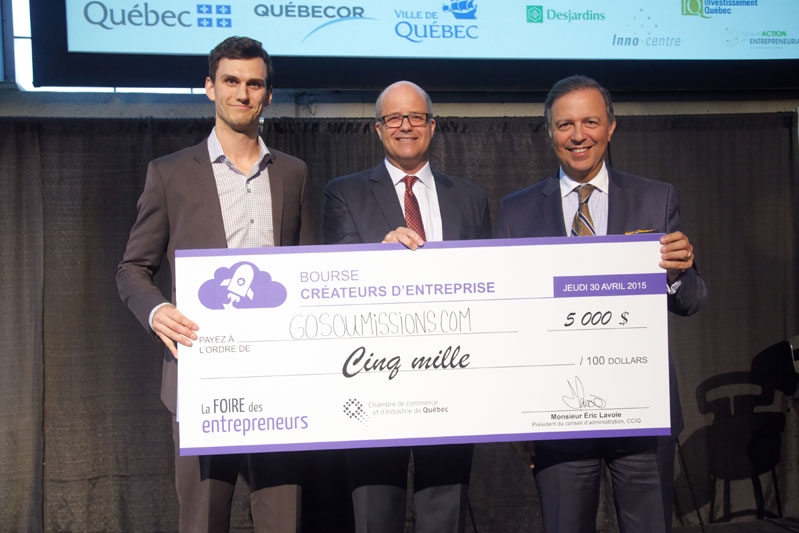 GoSoumissions.com remporte la 3e Bourse Créateurs d’entreprise