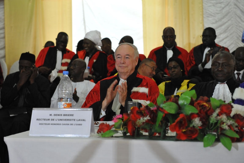 Un doctorat honorifique du Sénégal pour Denis Brière