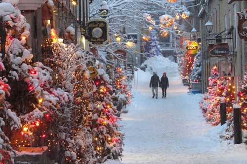 La ville de Québec : meilleure destination hivernale  en Amérique du Nord pour la période des Fêtes