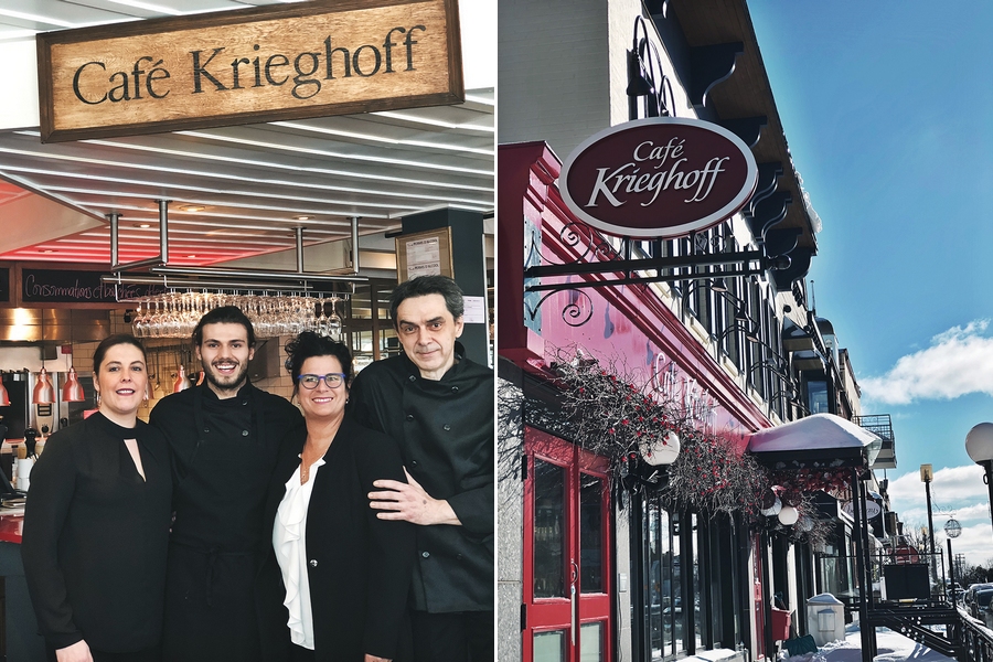 Café Krieghoff Maguire : Un petit frère qui a grand appétit