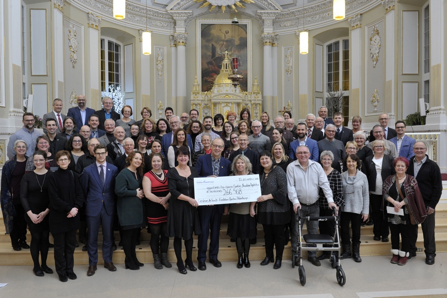 Opération générosité pour des créateurs de fonds de la Fondation Québec Philanthrope