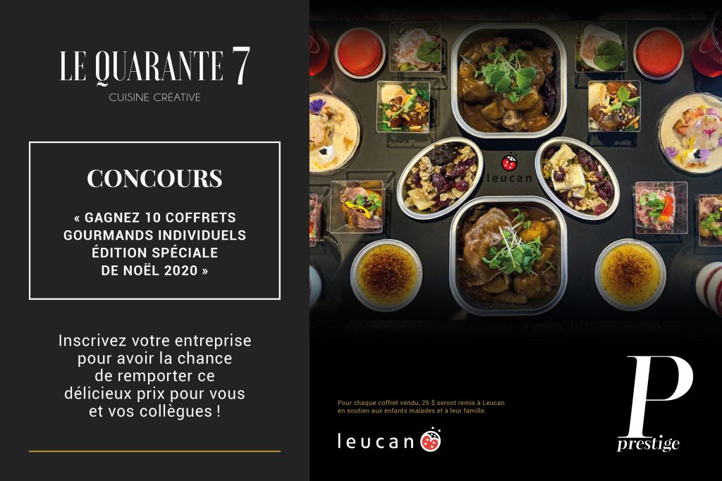 CONCOURS Gagnez 10 coffrets gourmands individuels édition spéciale de Noël 2020