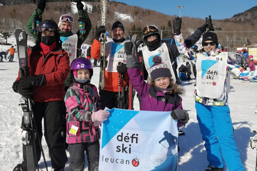 Défi ski Leucan 2021  : une formule adaptée qui permet de remonter la pente