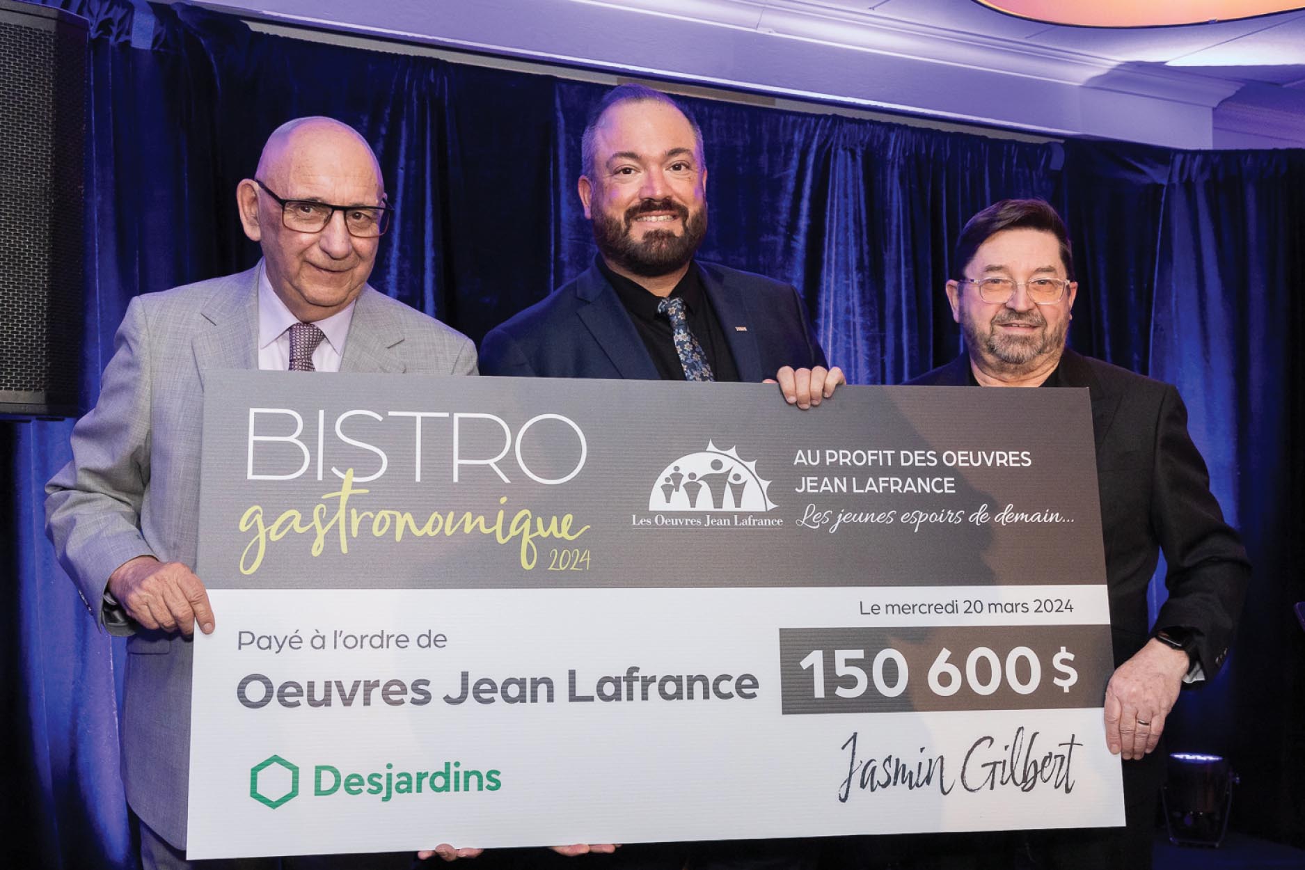 Les causes de Prestige – Un franc succès pour la 21e édition du Bistro Gastronomique aux profits des oeuvres Jean Lafrance