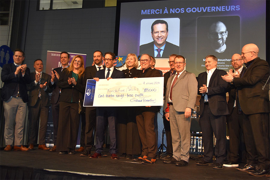 cheque soiree benefice