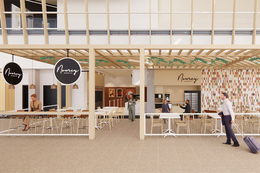 Nourcy Café Traiteur, un concept exclusif à l’Aéroport international Jean-Lesage de Québec (YQB)