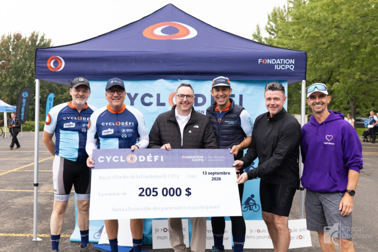 205 000 $ amassés grâce au Cyclo-Défi Fondation IUCPQ